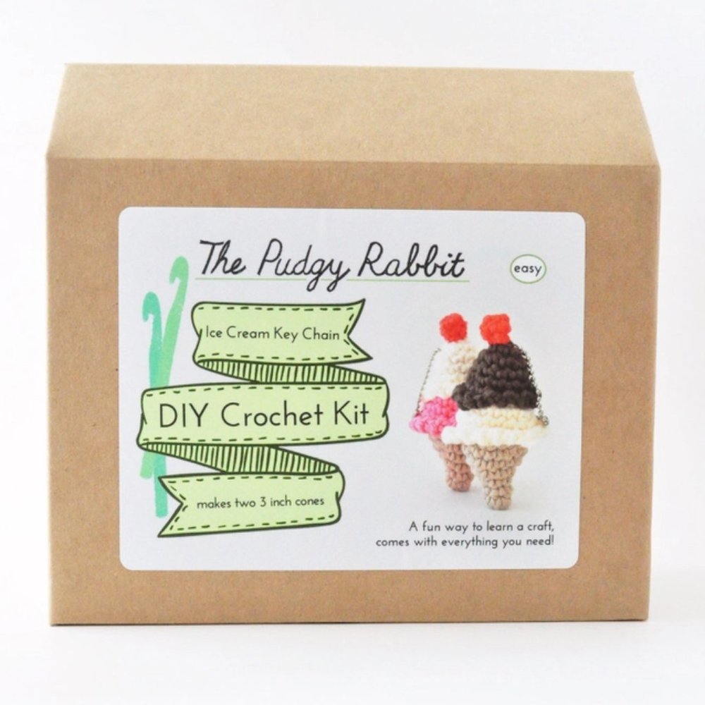 Ice Cream Keychain Crochet Kit - Picture 5 of 8